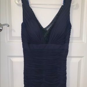 Navy La femme dress